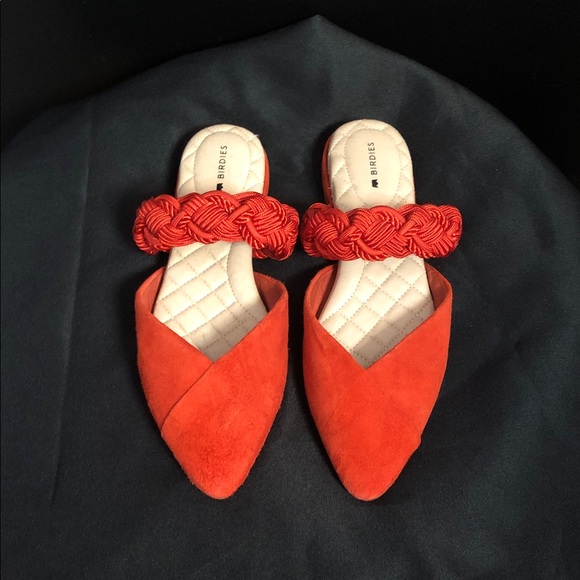 Birdies Shoes - BIRDIES Braided Strap Pointed Mule -  Slip-On